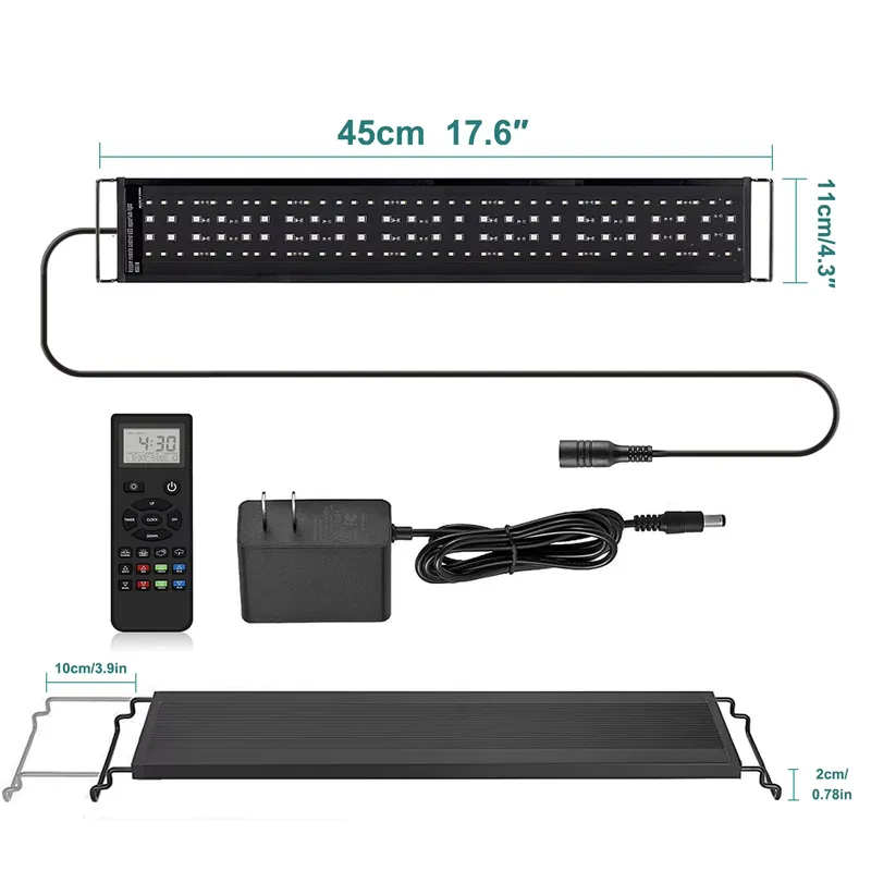 Planted Aquarium Hours - SRK-AO24W 45cm Illuminazione Professionale per Acquario