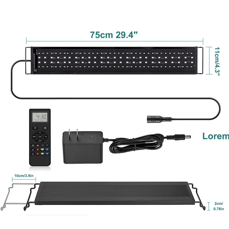 Planted Aquarium Hours - SIROKA Lampada LED Professionale per Acquario