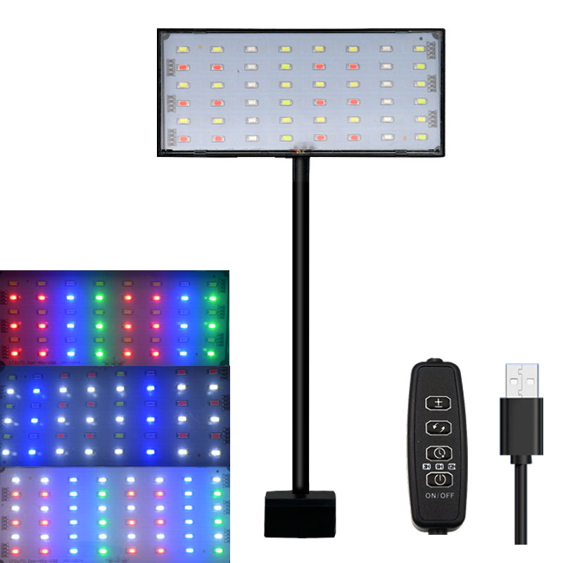 Aquarium Plant Ornament - Lampada LED a Spettro Completo per