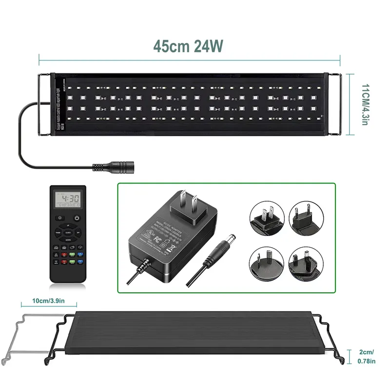 Planted Aquarium Hours - SIROKA Lampada LED Professionale per Acquario