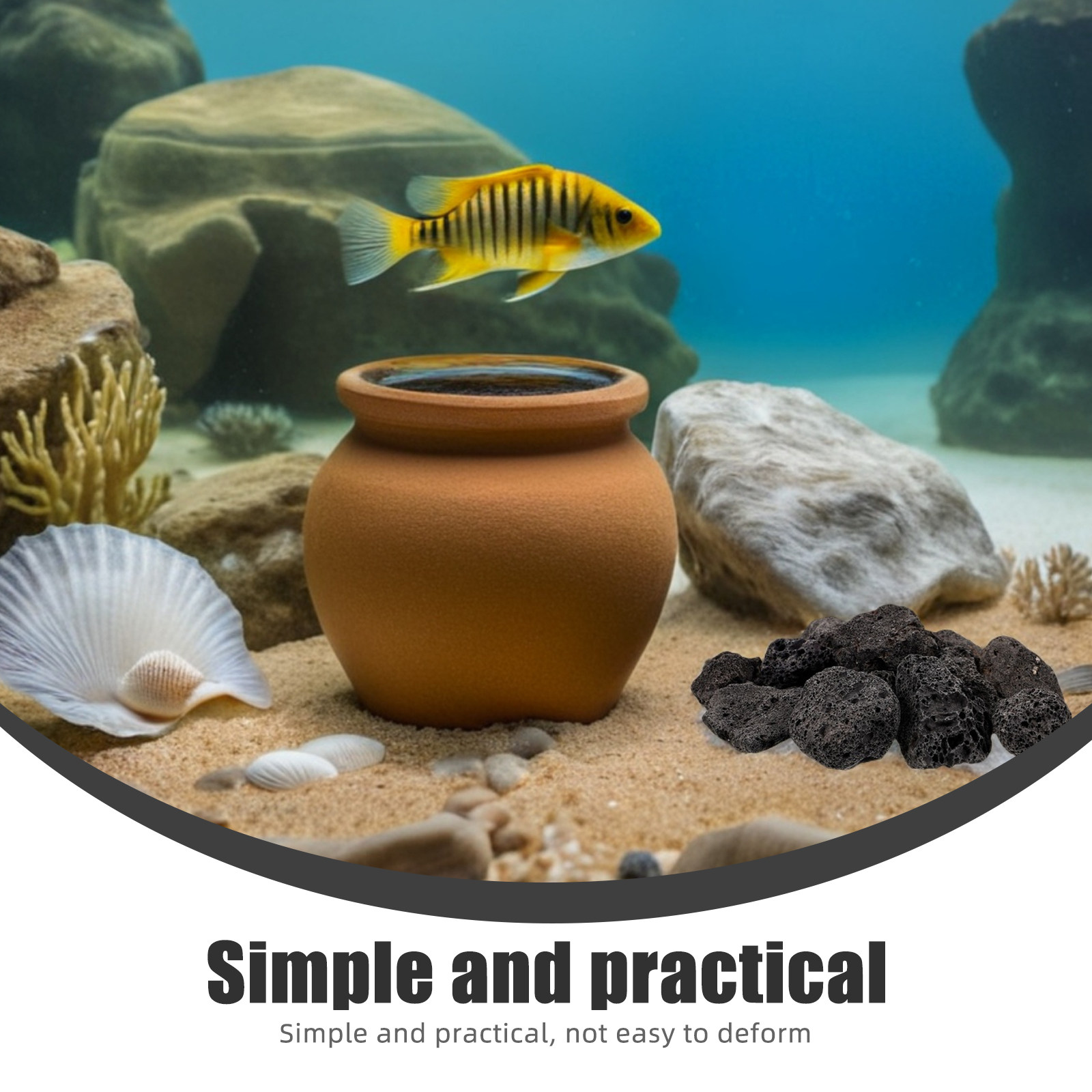 1 Confezione di Rocce Decorati - Planted Aquarium With Rocks recensione e prezzo