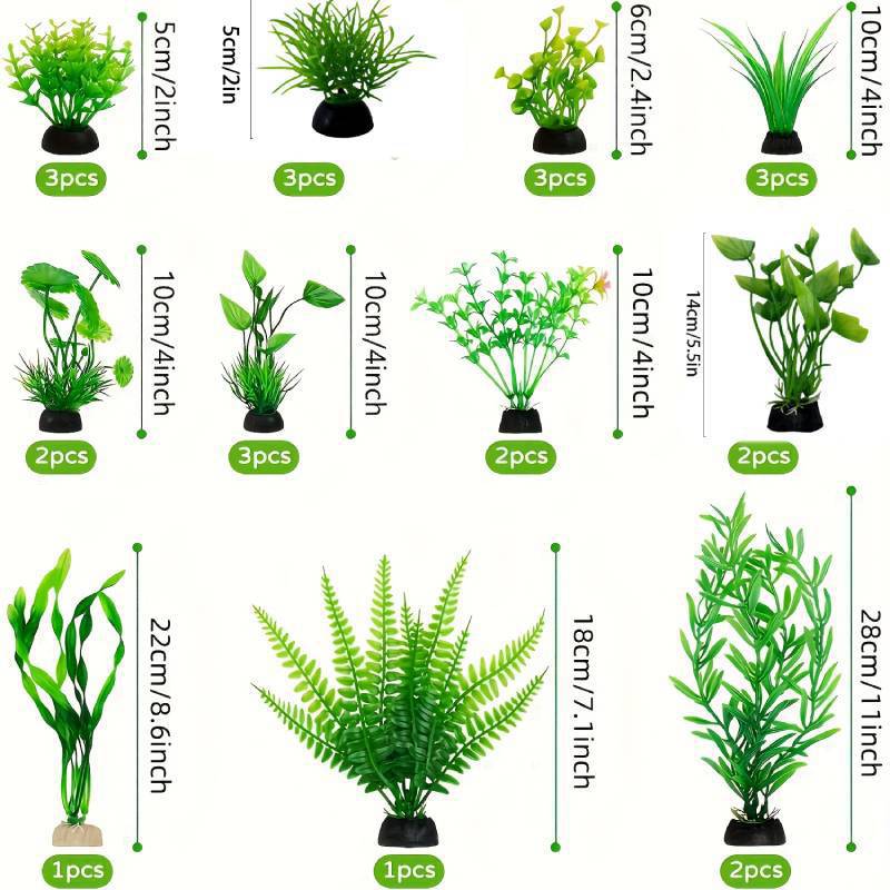 Set di decorazioni per acquari - Aquarium Plant Ornament recensione e prezzo