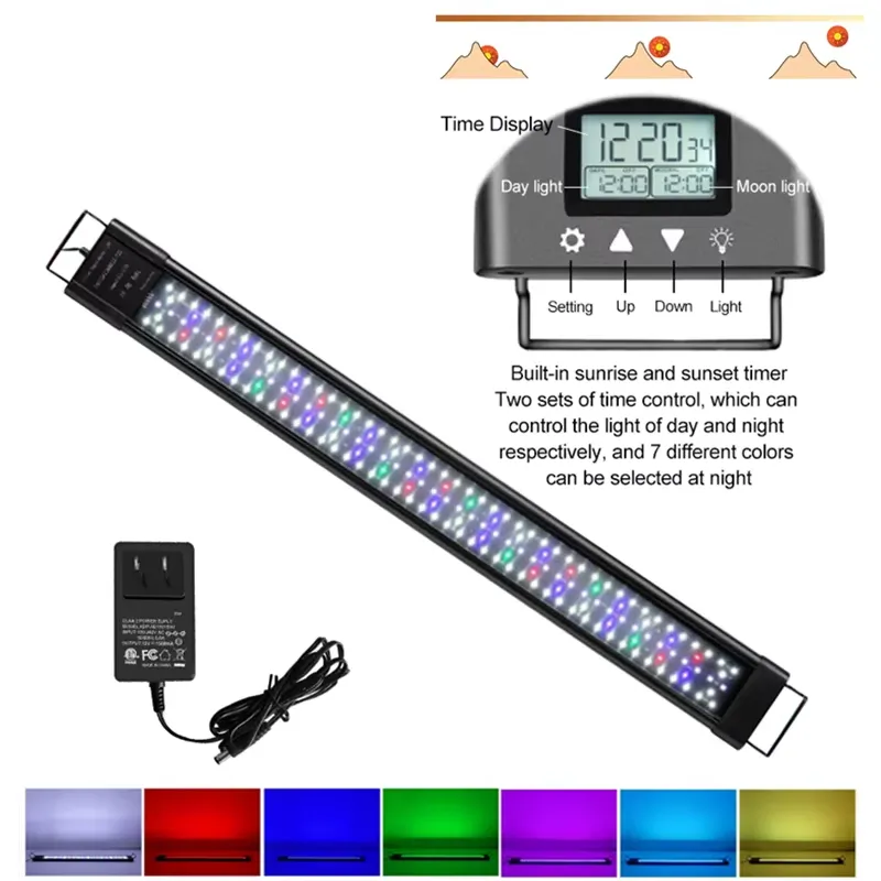 Lampada LED per Acquario 48W I - Planted Aquarium Hours recensione e prezzo